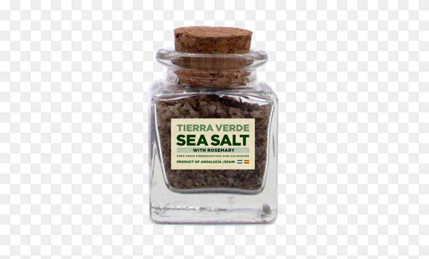 Sea Salt With Rosemary - Glass Bottle Clipart #912468
