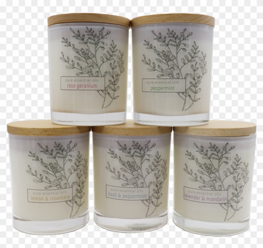 Secret Garden Essential Oil Jar Candle - Sketch Clipart #912587