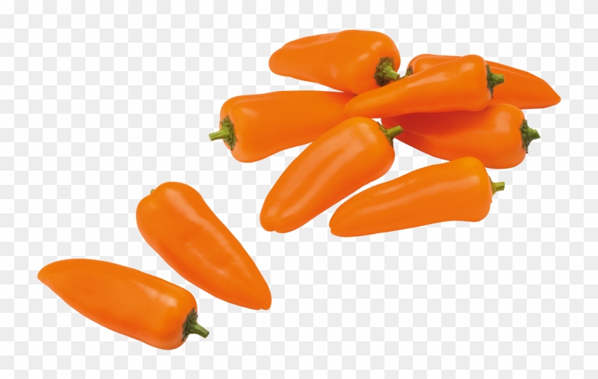 Sweet Mini Peppers - Oranje Paprika Clipart