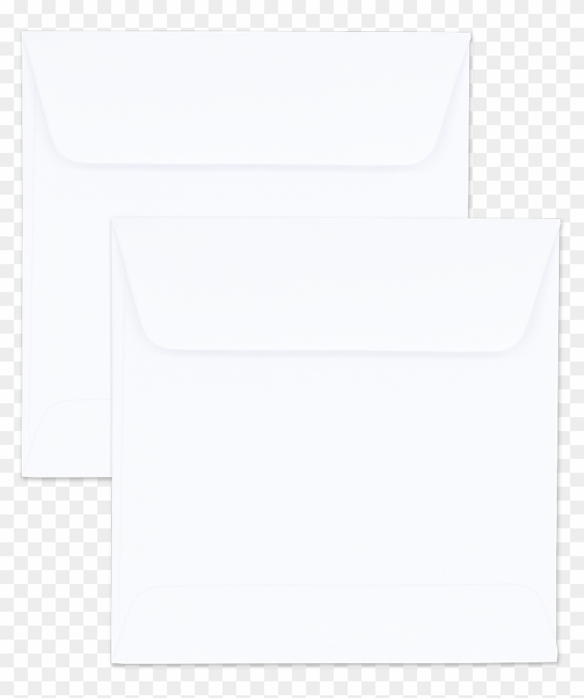 White Open End No - Envelope Clipart