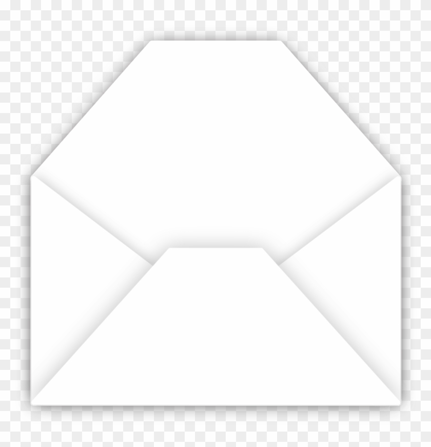 Letter In Envelope Open Clipart Png - Architecture Transparent Png