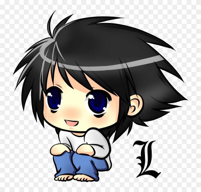 L Death Note Chibi , Png Download - Envy Fullmetal Alchemist Chibi Clipart #913936