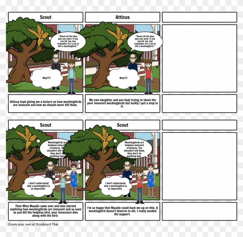 To Kill A Mockingbird - Comics Clipart
