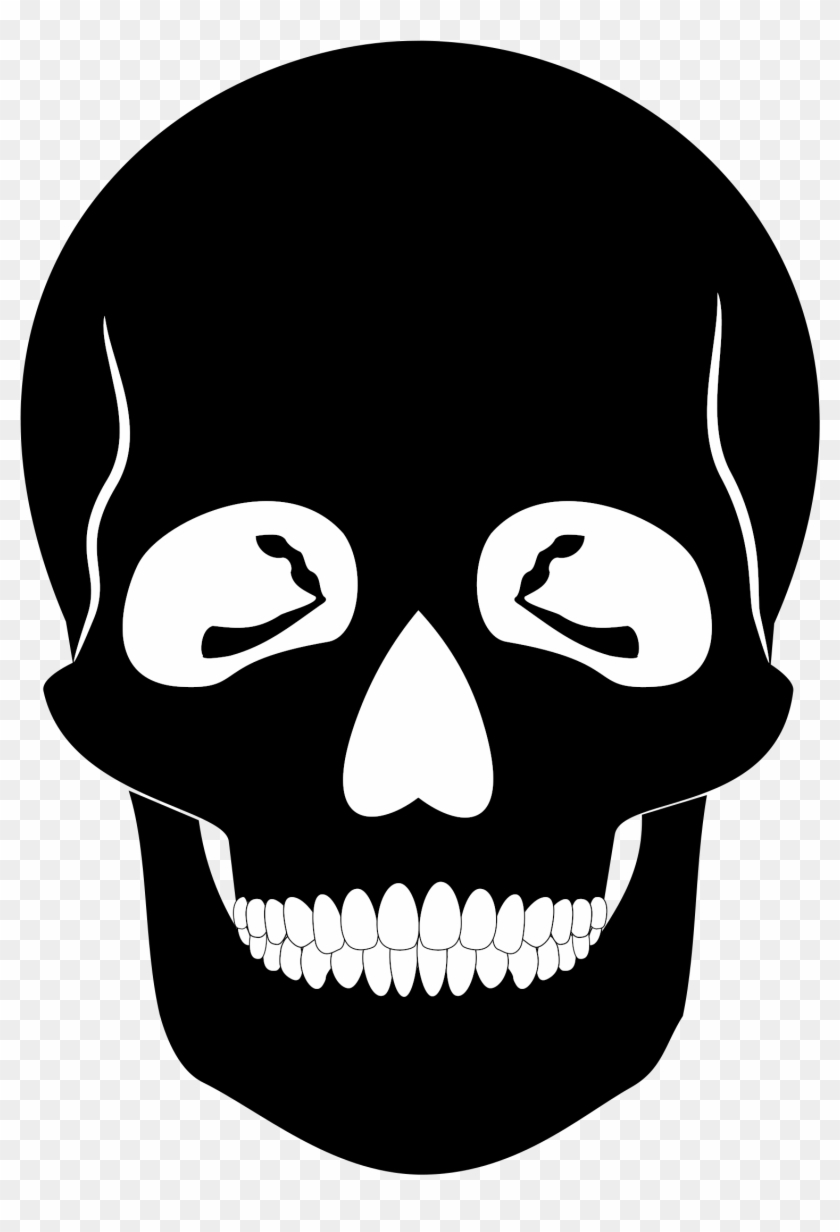 Big Image - Black Skull Drawing Clipart #914073
