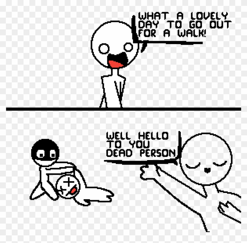 Hello Dead Person - Cartoon Dead Person Clipart #914213