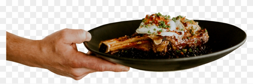 Plate Of Food Png - Food Plate In Hand Png Clipart