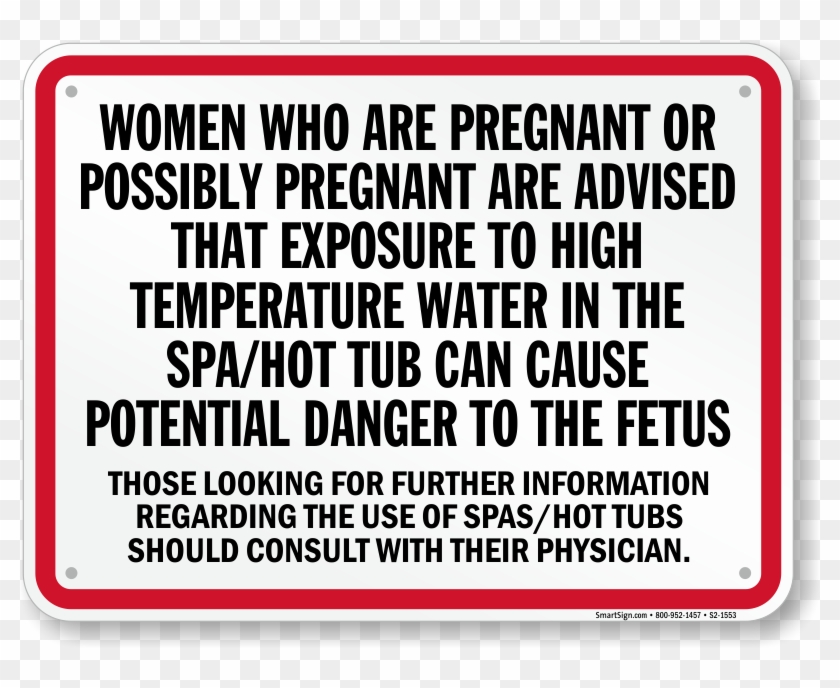 Pennsylvania Pregnant Women Spa Danger Sign Pennsylvania - Sign Clipart