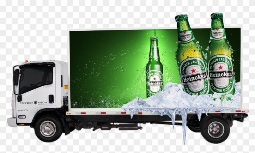 Mobile Billboard Truck Advertisement - Truck Advertisement Png Clipart