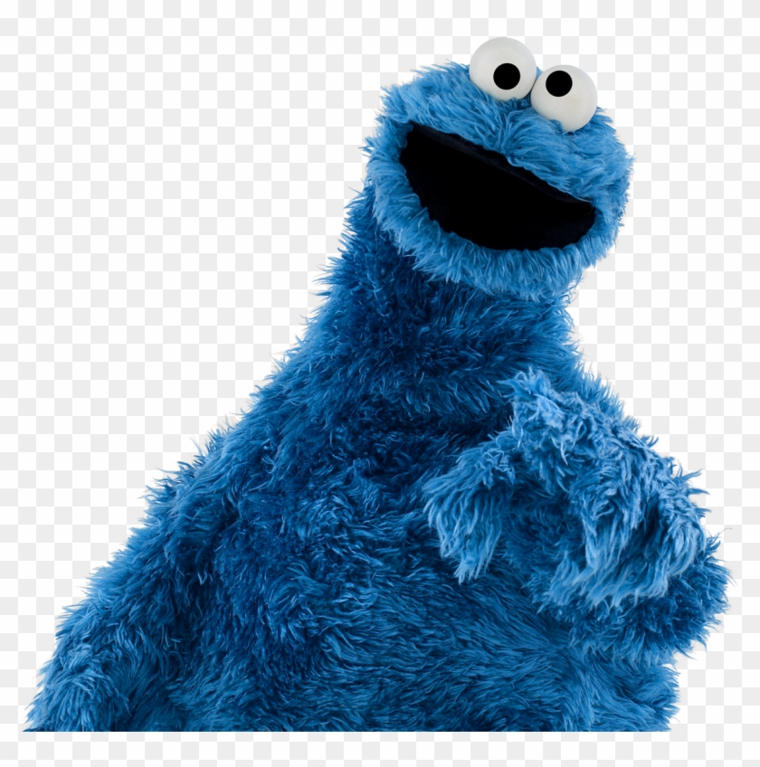 11af3-cookiepointing - Sesame Street Cookie Monster Png Clipart #914471