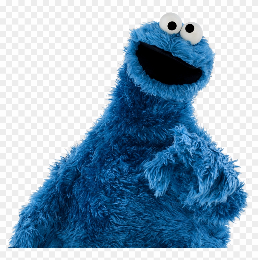 11af3-cookiepointing - Sesame Street Cookie Monster Png Clipart