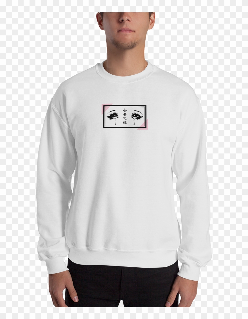 Kmkz Sad Eyes Sweatshirt - T-shirt Clipart #914550