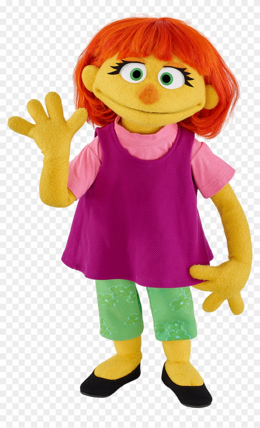 'sesame Street' Introduces Julia, A Muppet With Autism - Julia Sesame Street Clipart #914555