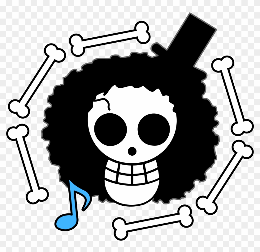 Brook One Piece Logo Png Clipart