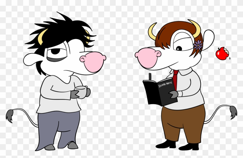 Cowsplay - Death Note - Cartoon Clipart #914999