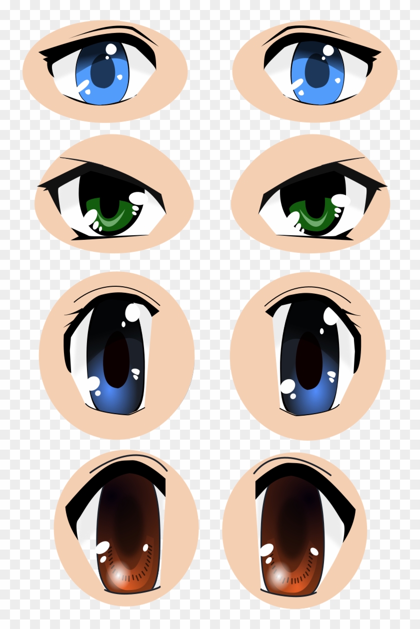 Anime Eyes Vector At Free For Personal Use Anime Png - Eye Anime Png Vector Clipart #915232
