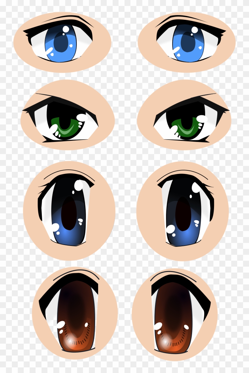 Anime Eyes Vector At Free For Personal Use Anime Png - Eye Anime Png Vector Clipart