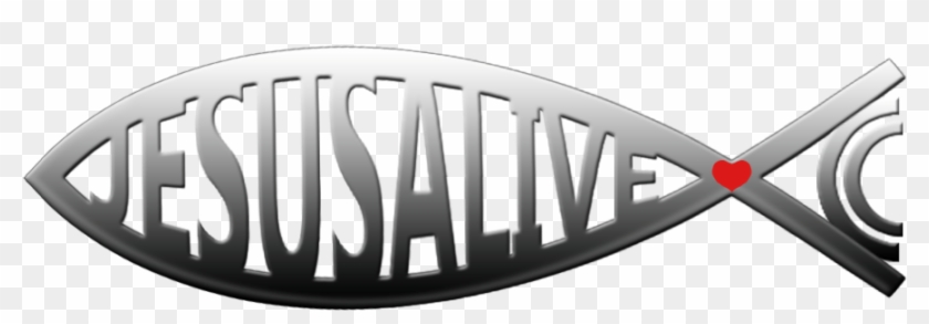 Jesusalive - Cc Fish - Emblem Clipart