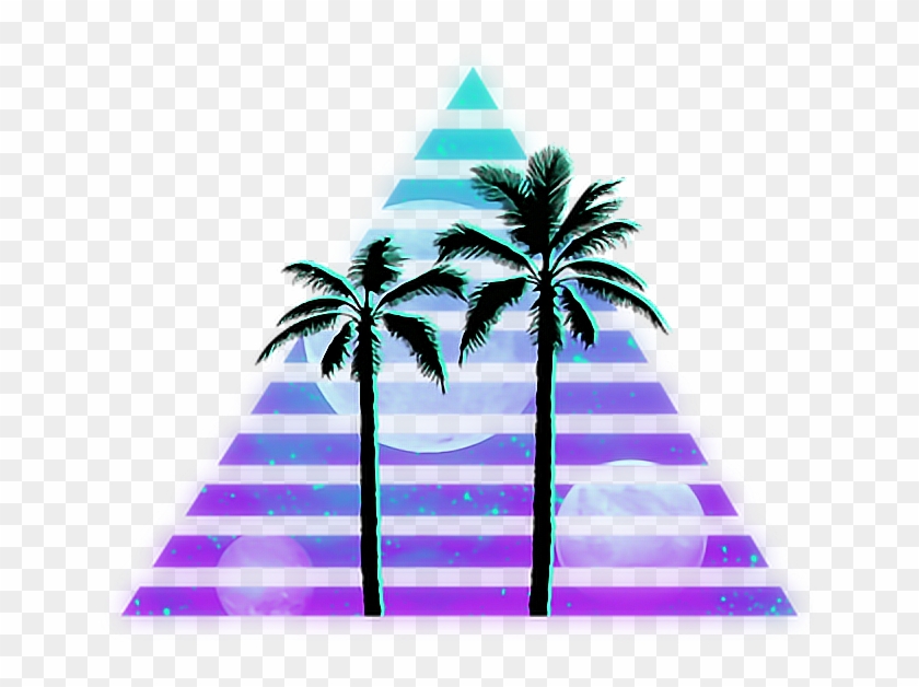 Palm Tree Silhouette Clip Art - Png Download