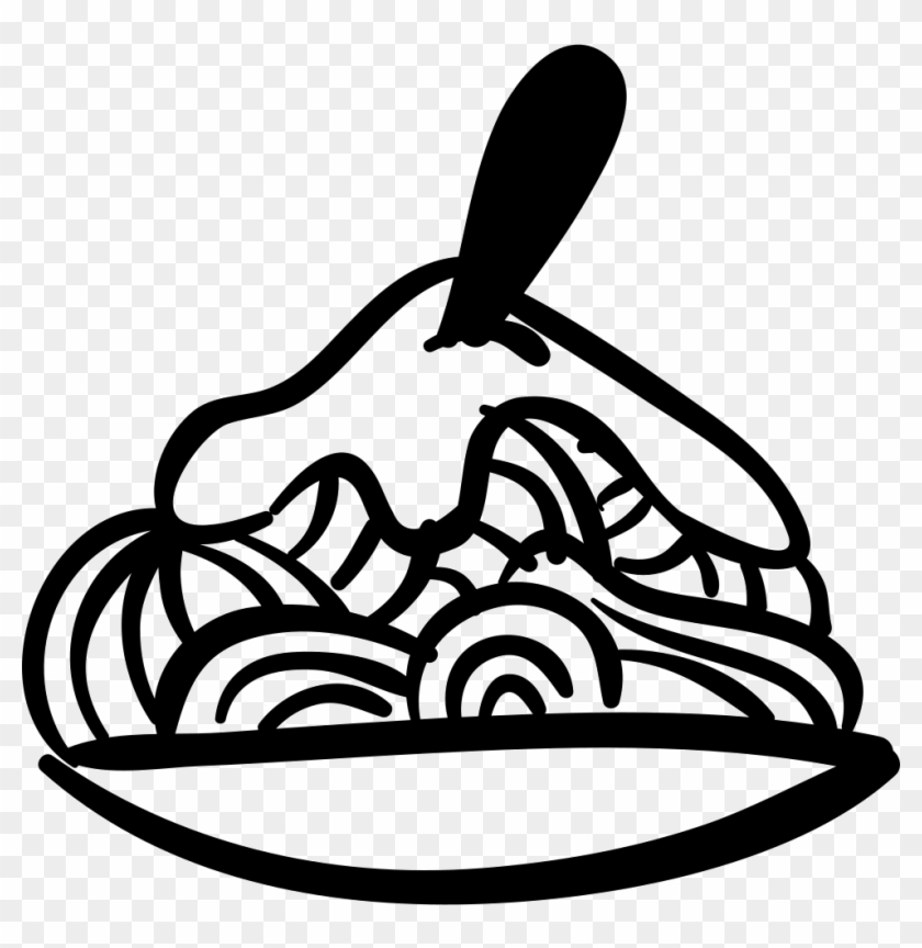 Food Meal Hand Drawn Plate Side View Comments - Png Icon Food Drawing Clipart #915510
