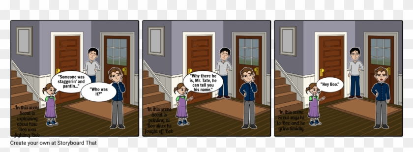 Chapter 29 To Kill A Mockingbird - Chapter 29 To Kill A Mockingbird Storyboard Clipart