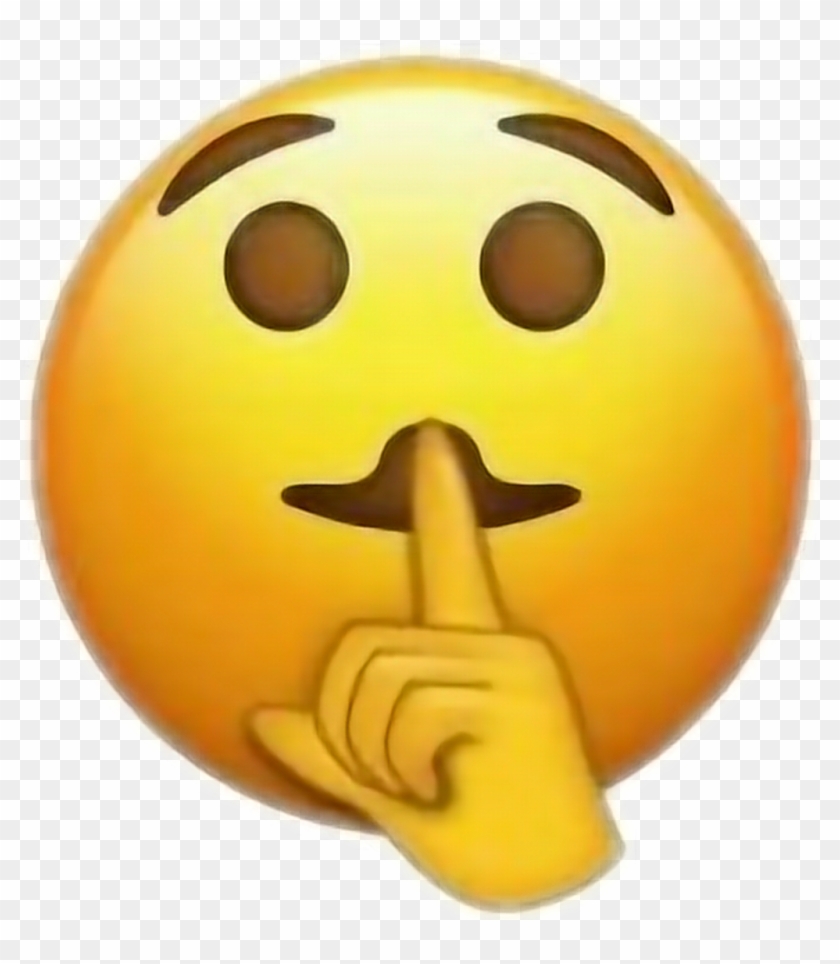 Shhh Sticker - Shh Emoji Clipart