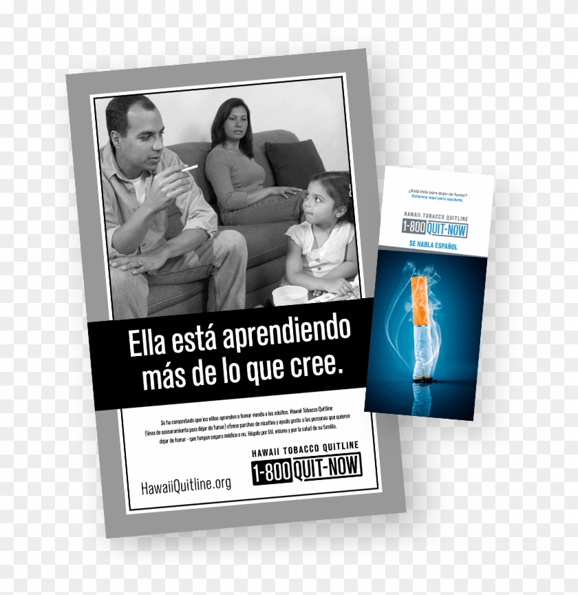 Spanish Posters And Brochures - Hawaii Tobacco Quitline Clipart #916500