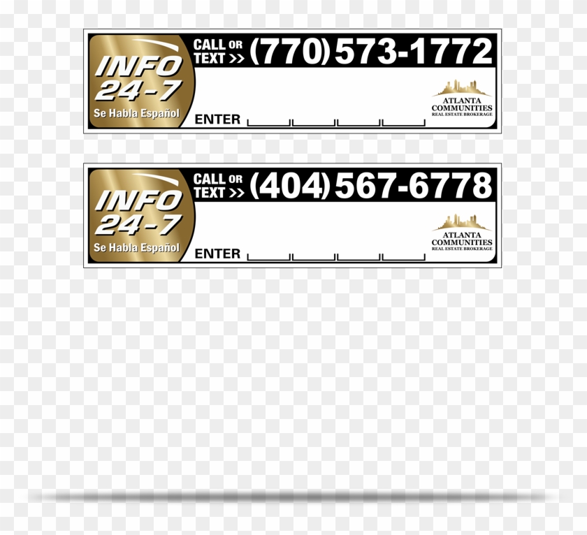 6″ X 24″ Info 24/7 Clipon - Label - Png Download #916716