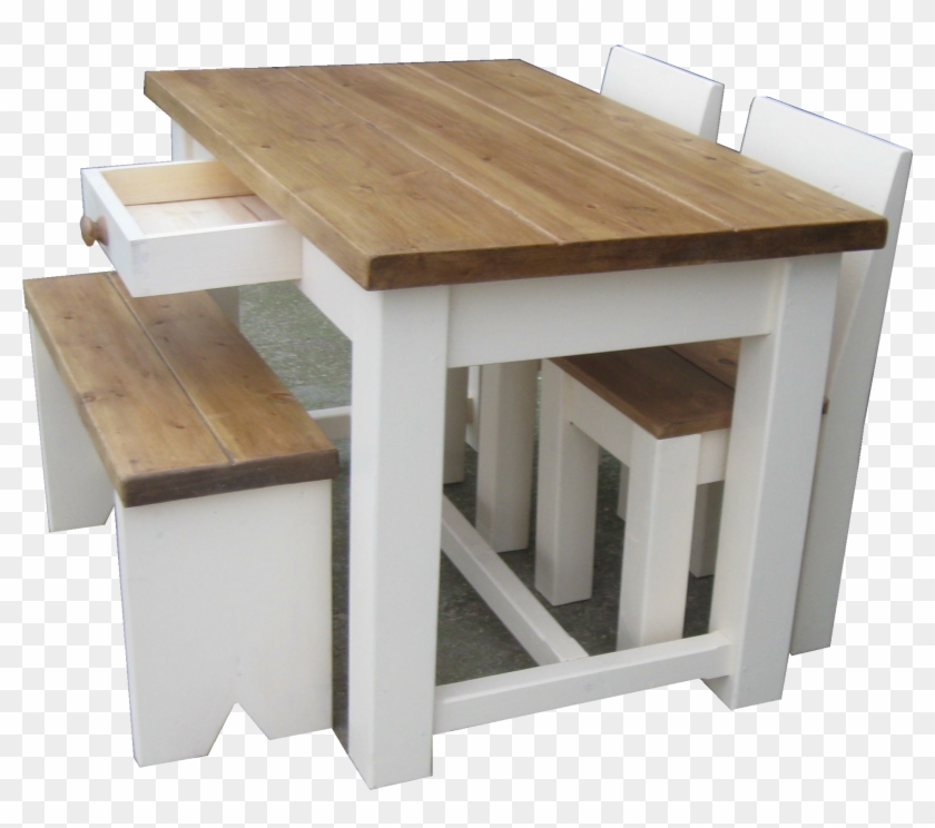 Refectory Table Set Larger Image - Picnic Table Clipart