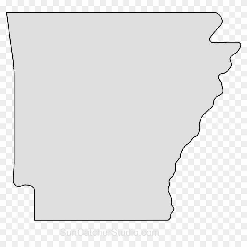 Usa Map Clipart America Digital Clip Art Country States - Arkansas State Outline Png Transparent Png
