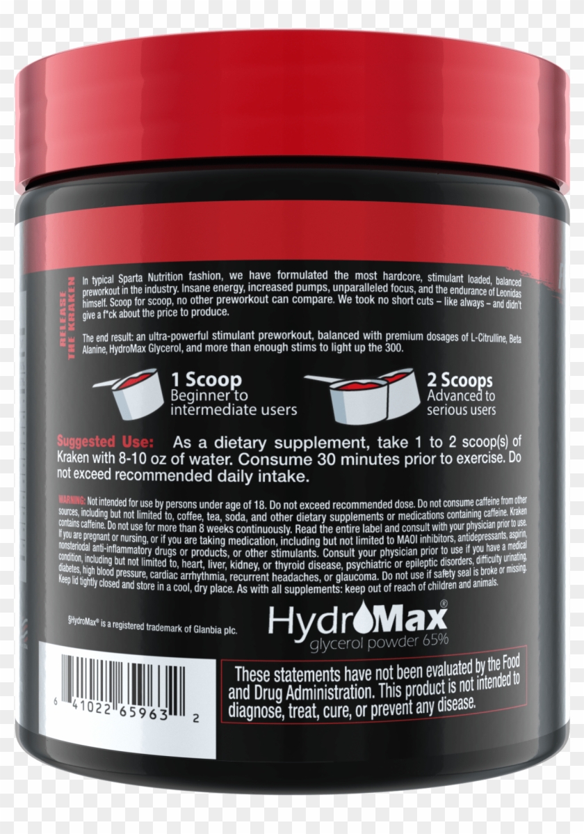 Sparta Nutrition Kraken Pre Workout - Original Kraken Pre Workout Clipart