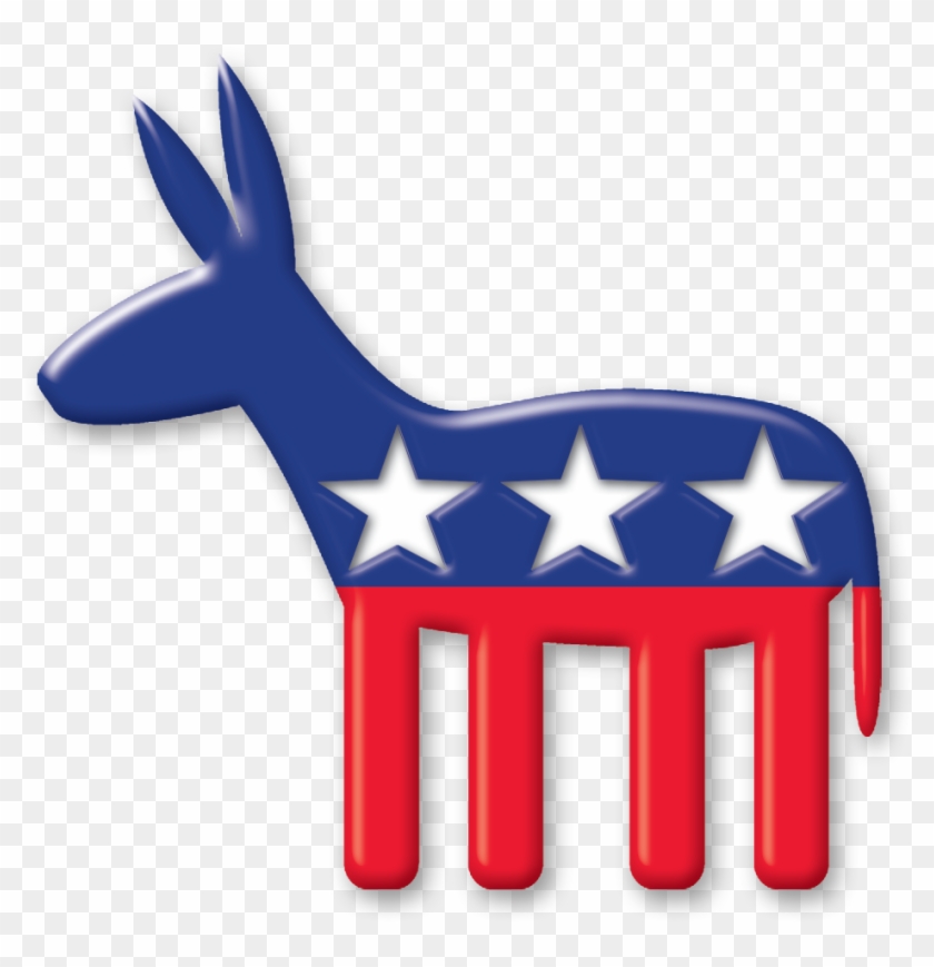 File - Rwb-donkey - Democratic Party No Background Clipart