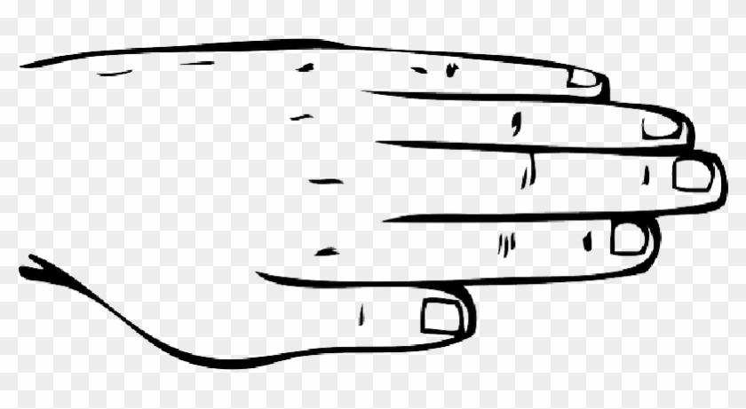 Png Outline Human Back Torso Rh Airfreshener Club Anatomical - Flat Hand Clip Art Transparent Png #917089