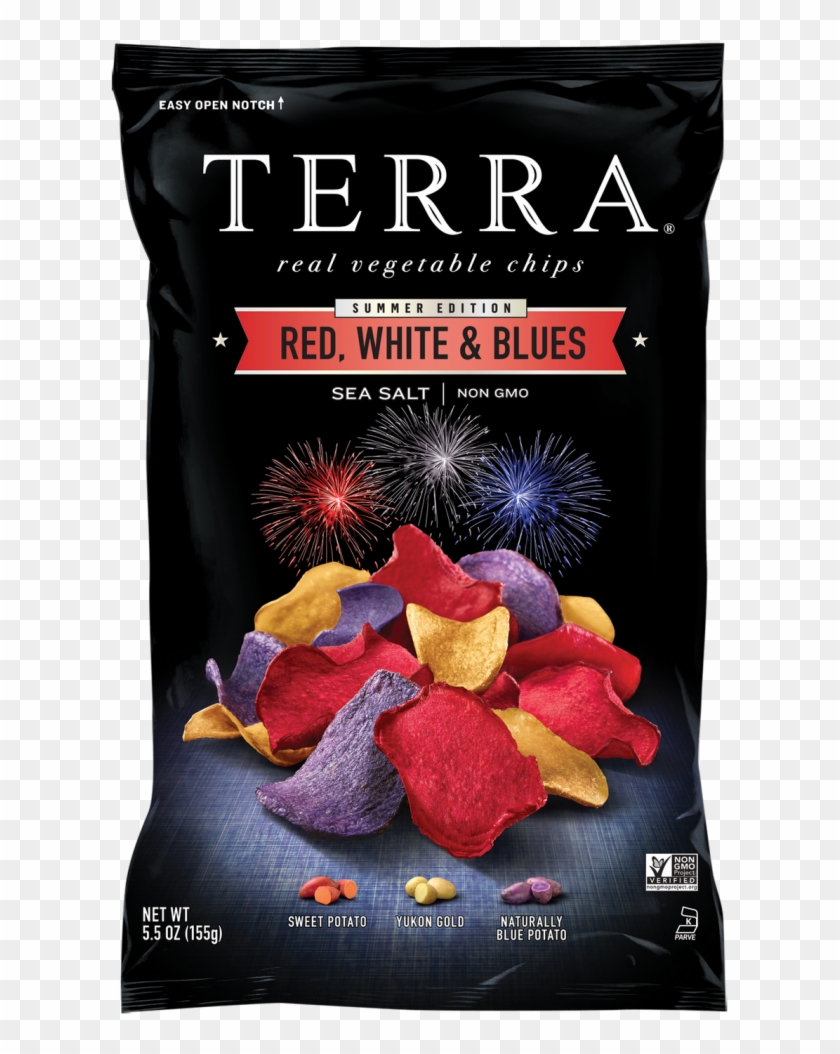 Red, White & Blues - Terra Sweet Potato Chips Clipart