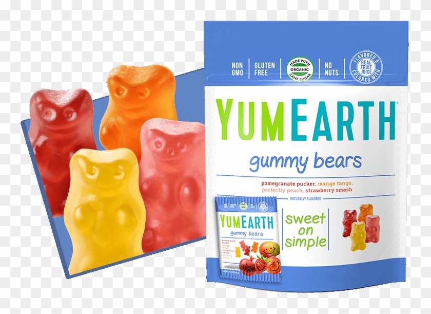 Yum Earth Allergy Friendly Candy - Yumearth Gummy Bears Clipart