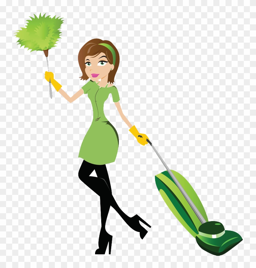 Cleaning Lady Png - Cleaning Service Vector Png Clipart #917775