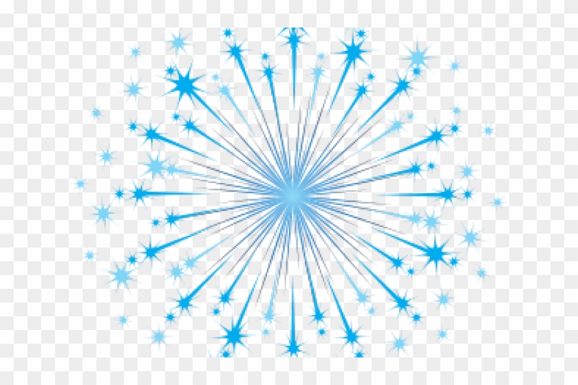 Sparklers Clipart Red White Blue Firework - Fireworks - Png Download