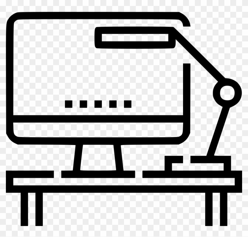 Computer Desk Comments - Desk Clipart #917820