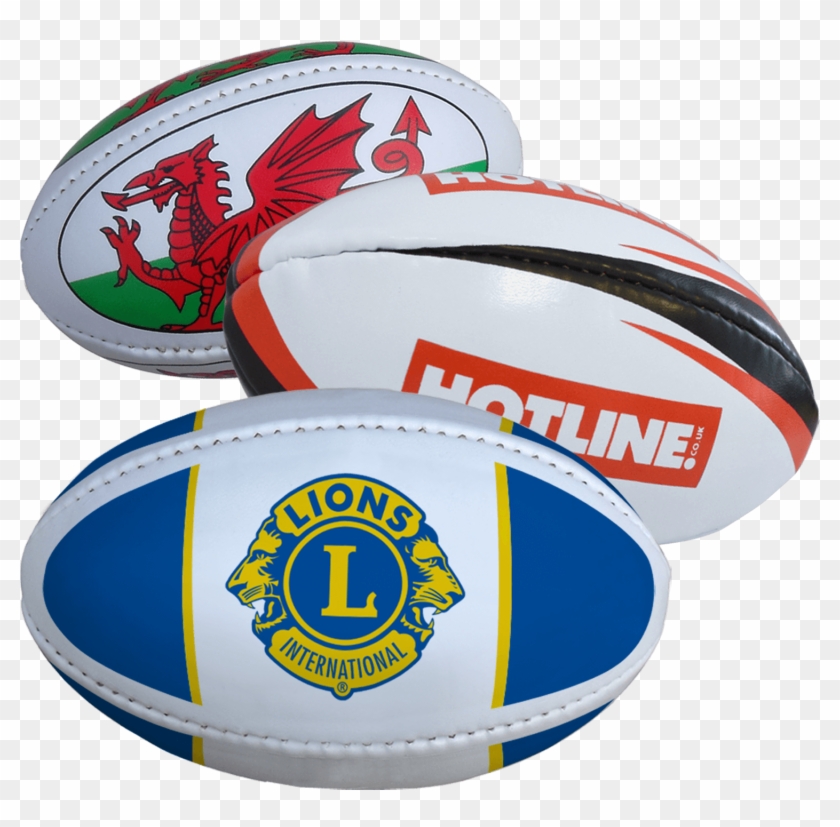 Mini Promotional Rugby Ball - Lions Club International Clipart