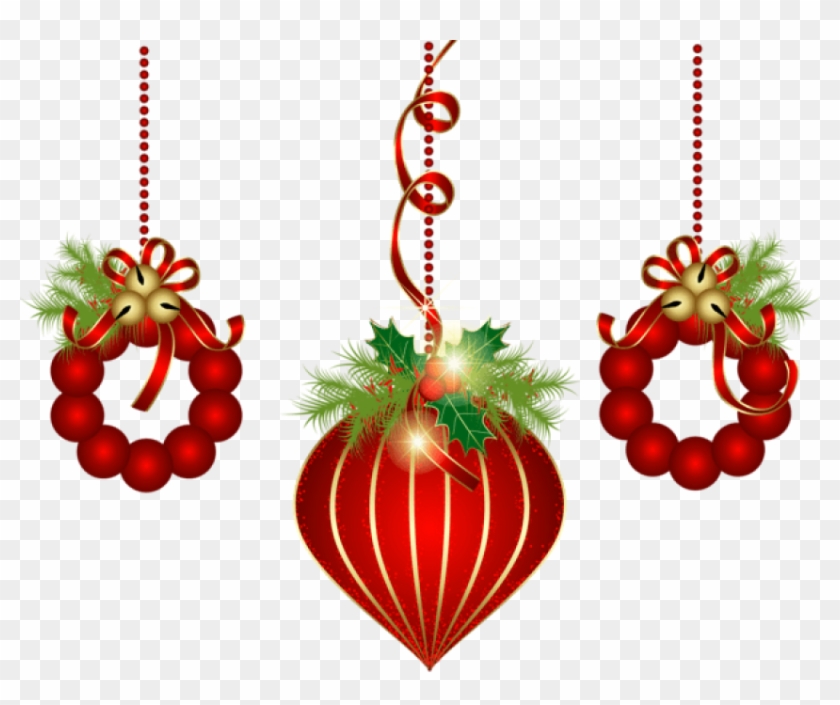 Red Christmas Png Free Transparent Background - Transparent Background Christmas Clipart Png #918130