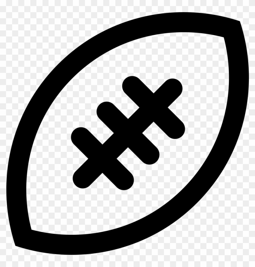 Rugby Ball Comments - Balon Futbol Americano Icono Clipart