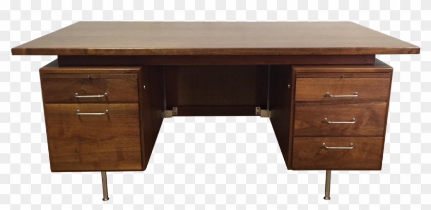 Png Black And White Jens Risom Floating Mixed Furniture - Writing Desk Clipart #918444