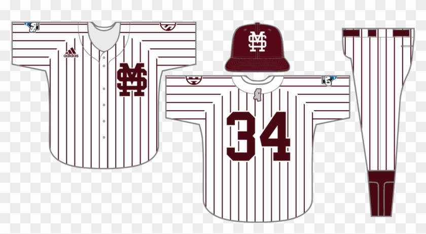 Baseball Stripe Clipart - Clipart Baseball Jersey Template - Png Download