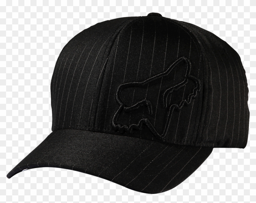 Fox Clothing Flex 45 Flexfit Hat, Black Pinstripe Clipart #918704