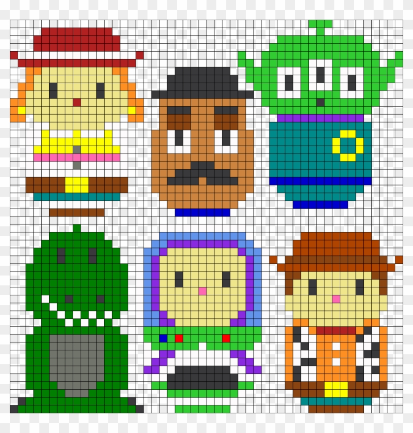 Toy Story Perler Bead Pattern / Bead Sprite - Hama Beads Toy Story Clipart #918792