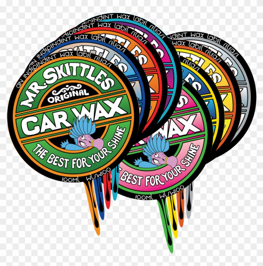 This Skittles Wax Comes In A Limited Edition Of 64 - Circle Clipart #918852