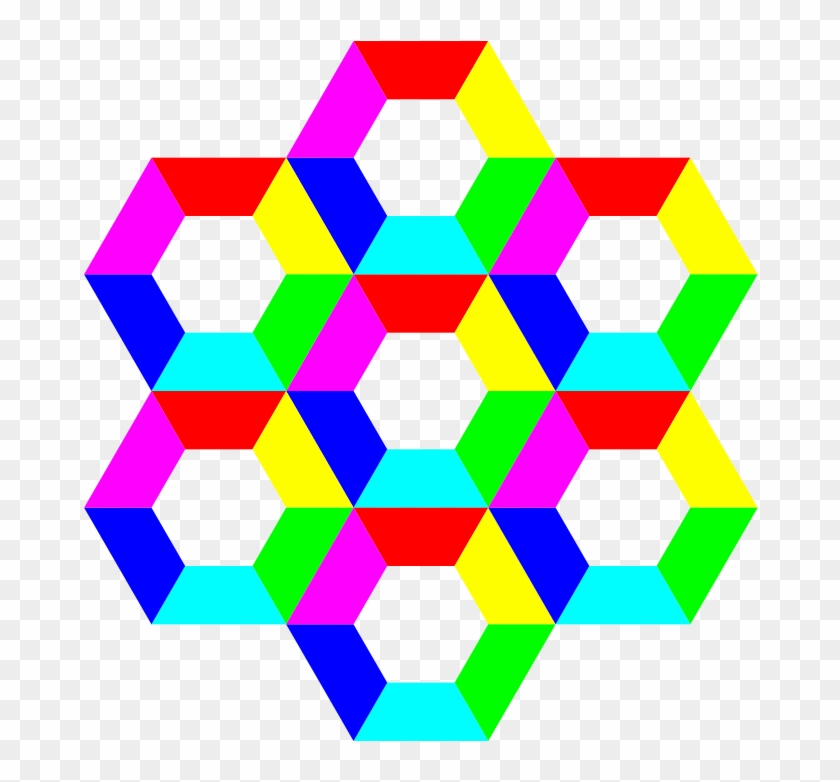 Clipart - Hexagon Fun - Hexagonal Clip Art - Png Download #918935
