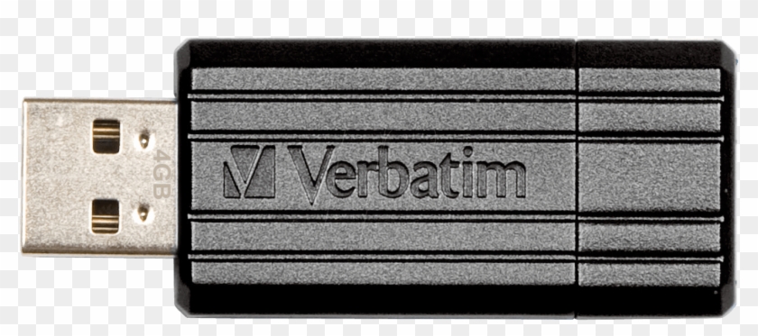 0 Flash Memory 128gb Pinstripe Black Verbatim - 49071 Verbatim Clipart