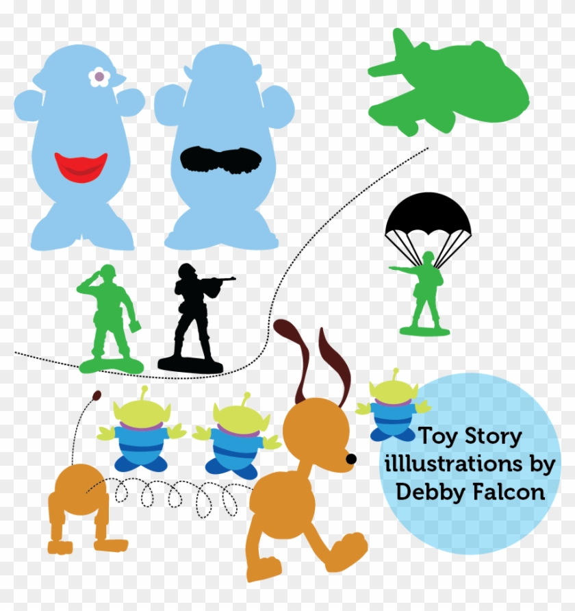 “ Some Vectored Illustrations Of Random Toy Story Characters - Toy Story Soldiers Clipart #919426