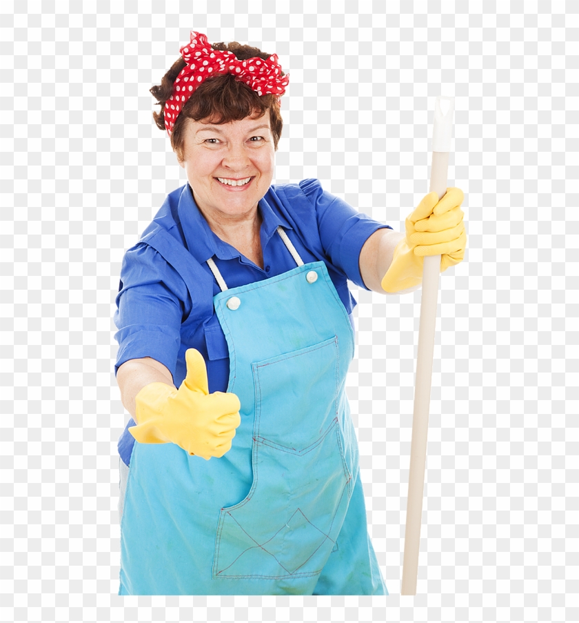 Be A Maid - Lady Cleaning Clipart
