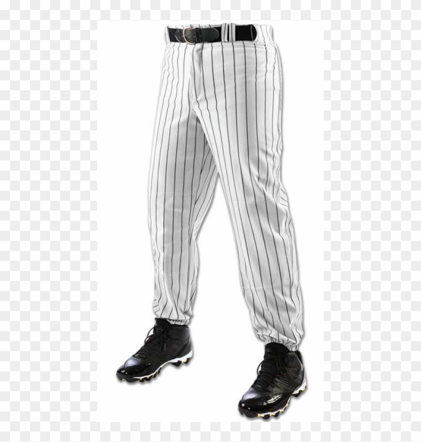 White Navy Champro Triple Crown Pinstripe - Champro Clipart